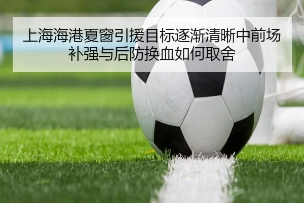 上海海港夏窗引援目标逐渐清晰中前场补强与后防换血如何取舍